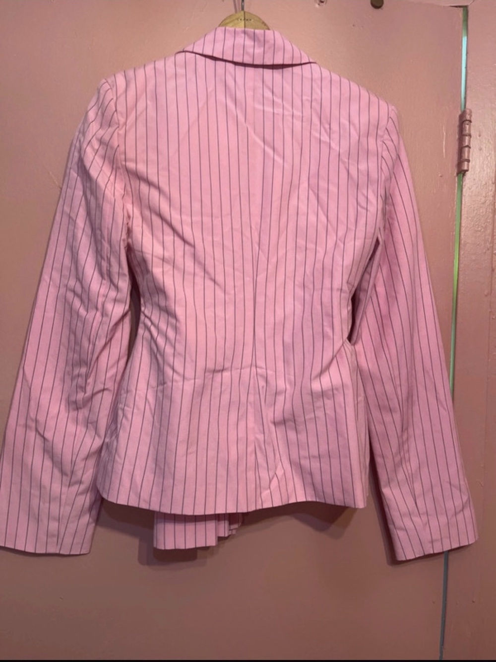 ASOS Pink Pinstripe Tailored Pantsuit - Picture 6 of 6